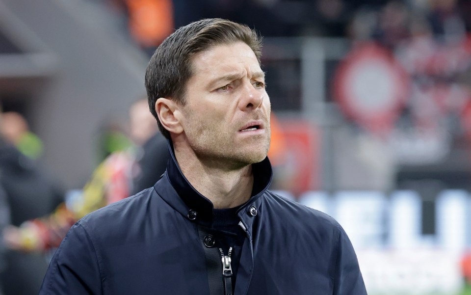 Xabi Alonso, head coach of Bayer Leverkusen.