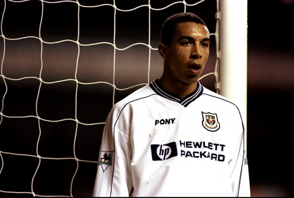 2 Mar 1999:  Chris Armstrong of Tottenham Hotspur in action during the FA Carling Premiership match against Southampton at White Hart Lane in London, England. Tottenham Hotspur won the game 3-0.  Mandatory Credit: Laurence Griffiths /Allsport