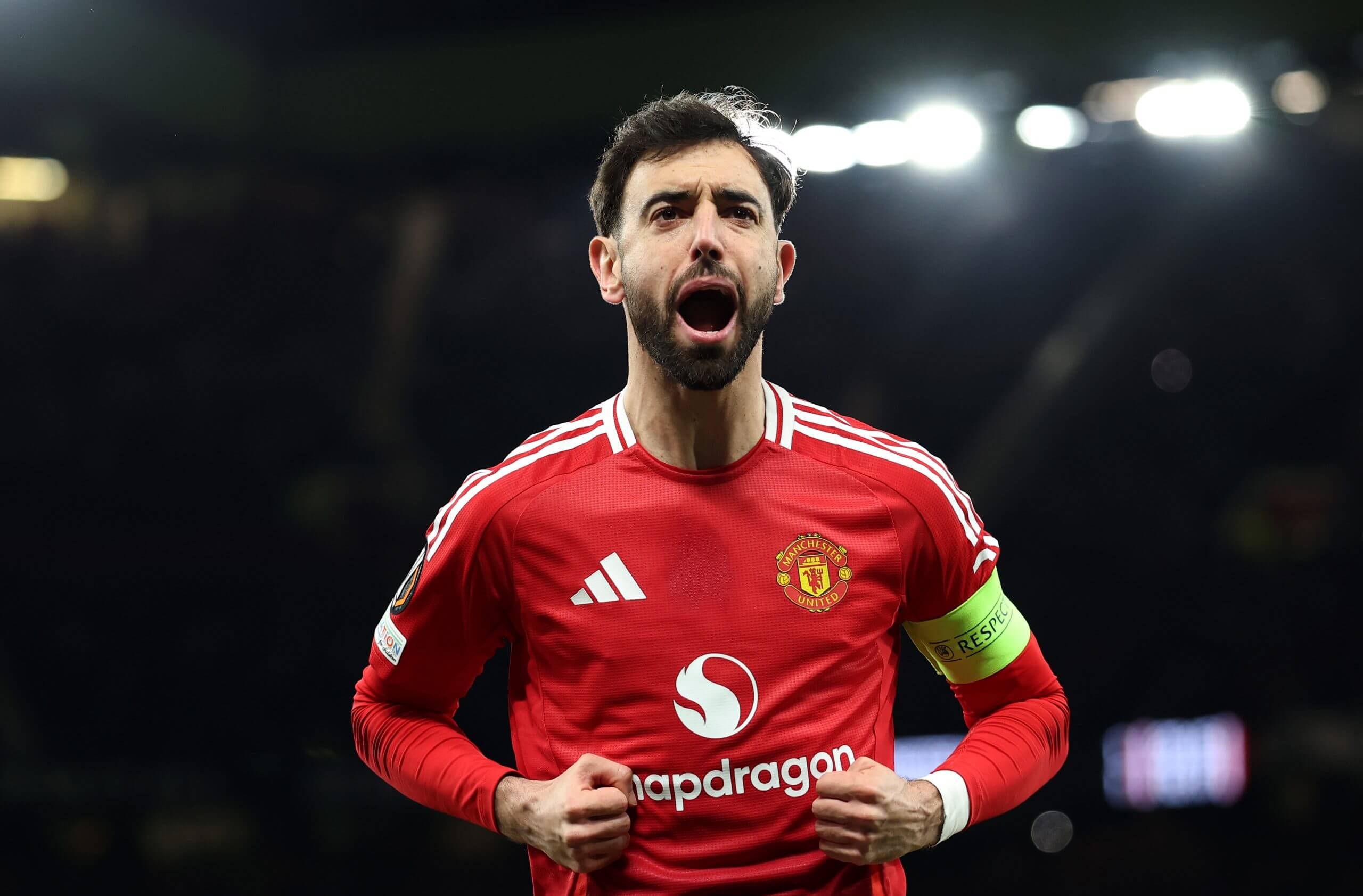 Manchester United captain Bruno Fernandes