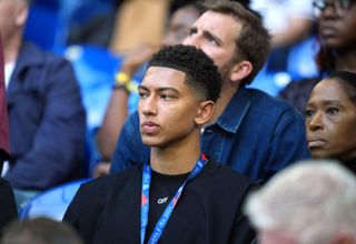 Jobe Bellingham, brother of Jude Bellingham, watches England vs Serbia at Euro 2024