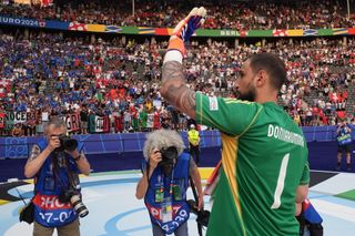 Gianluigi Donnarumma at Euro 2024 for Italy