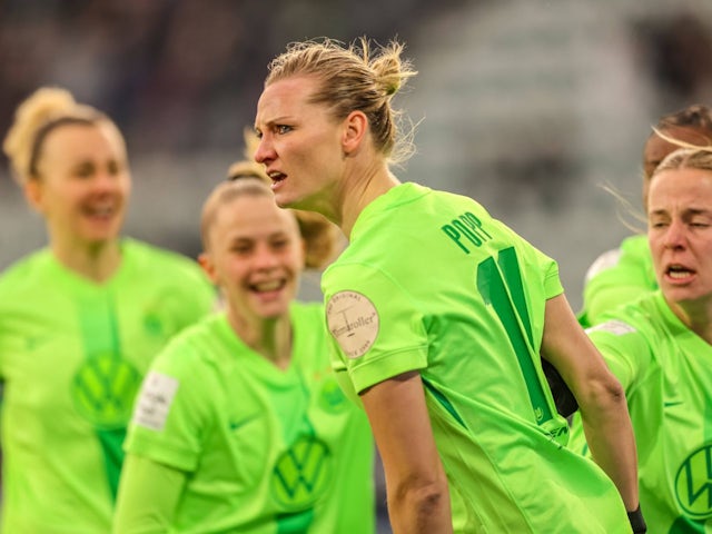 Wolfsburg Women's Alex Popp on February 16, 2025