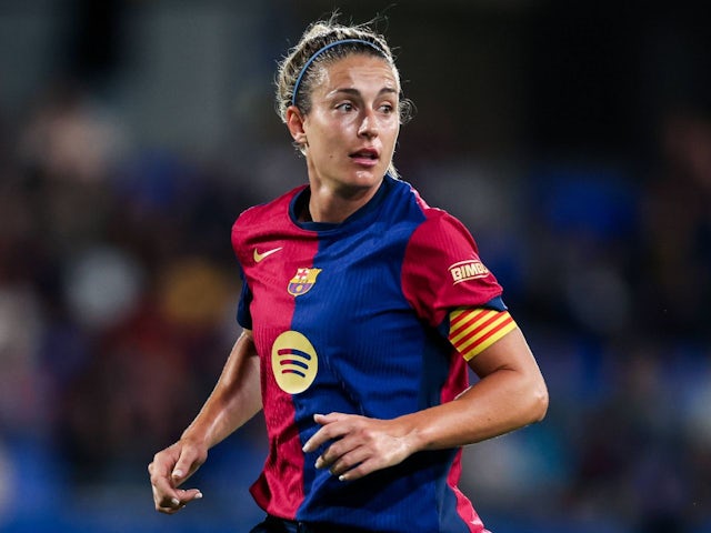 Barcelona Women's Alexia Putellas in action on September 28, 2024