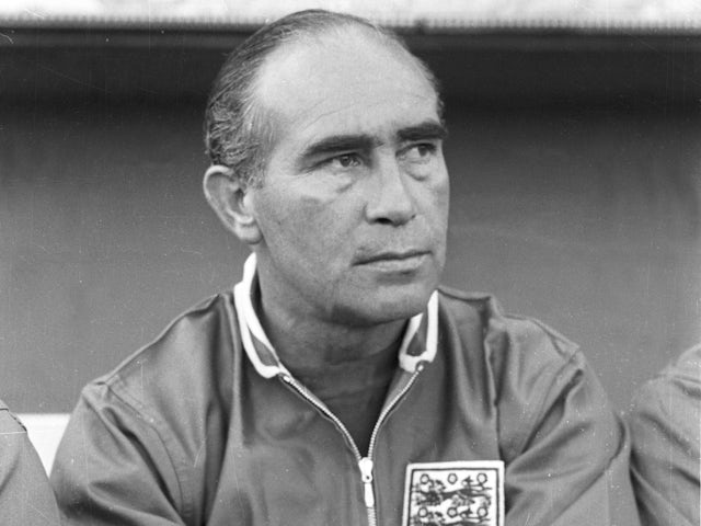 Alf Ramsey as England manager in 1966