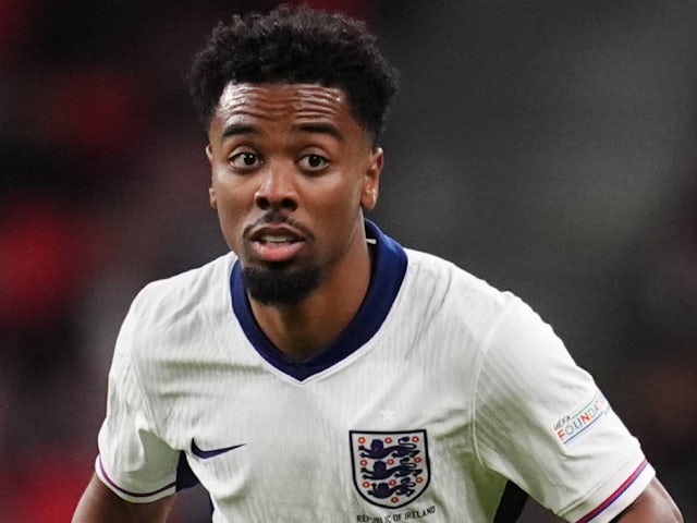 England's Angel Gomes pictured on November 17, 2024