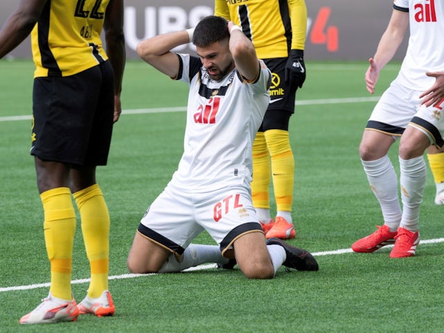 Antonios Papadopoulos of Lugano during his side's match against Young Boys, on February 23, 2025