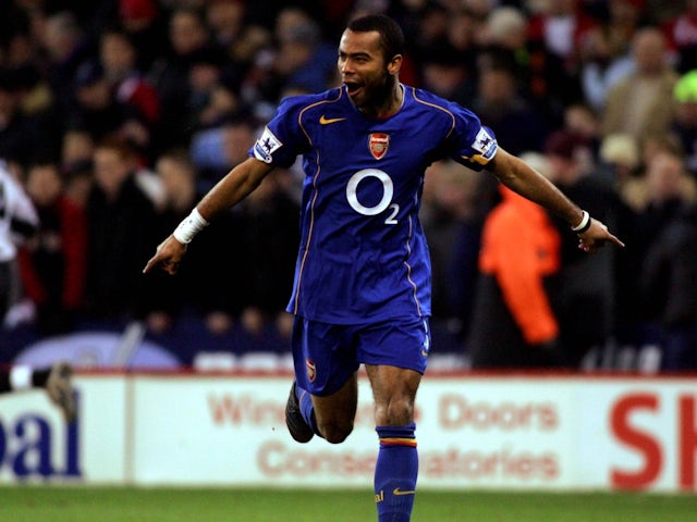 Ashley Cole pictured for Arsenal in 2005