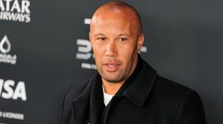 Mikael Silvestre poses for a photo on the Green Carpet ahead of The Best FIFA Football Awards 2022 on February 27, 2023 in Paris, France.
