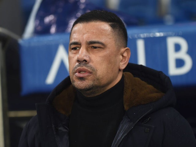 Head coach Cagdas Atan of Istanbul Basaksehir during his side's Turkish Super Lig match between against Galatasaray, on January 12, 2025