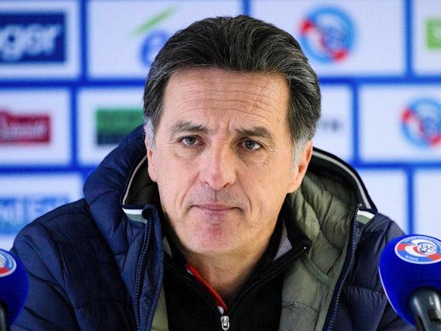 Auxerre head coach Christophe Pelissier pictured in March 2023