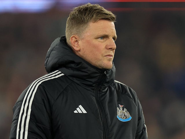 Newcastle United manager Eddie Howe on March 10, 2025