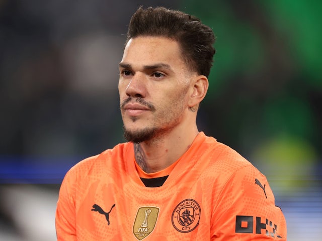 Manchester City's Ederson on December 11, 2024