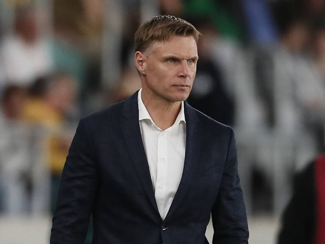 Lithuania head coach Edgaras Jankauskas on September 10, 2023