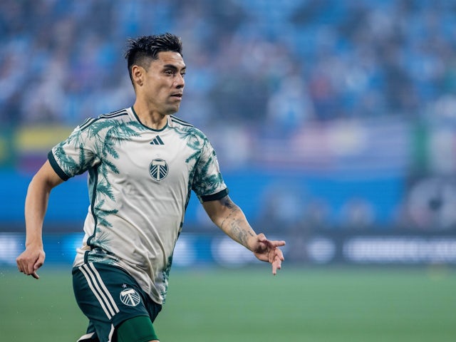 The Portland Timbers Felipe Mora  pictured on May 4, 2024