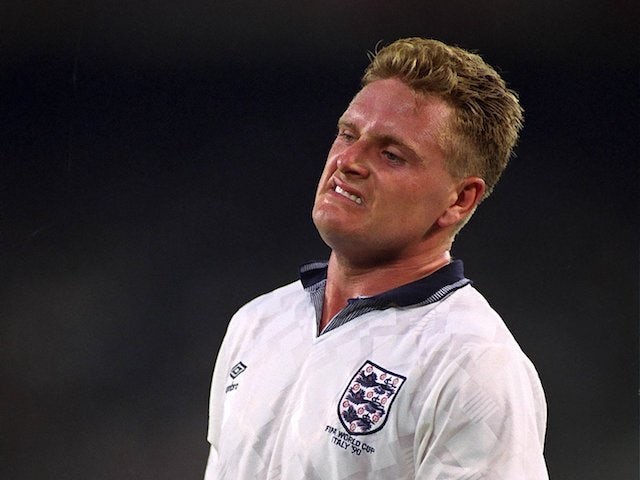 Paul Gascoigne pictured at Italia 90