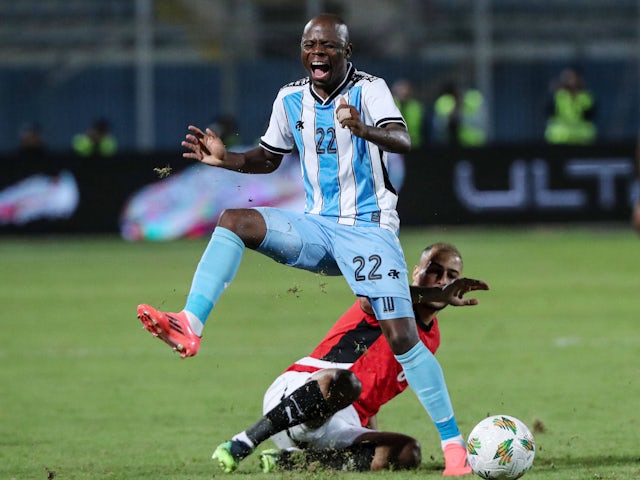 Gilbert Baruti in action for Botswana on November 16, 2024