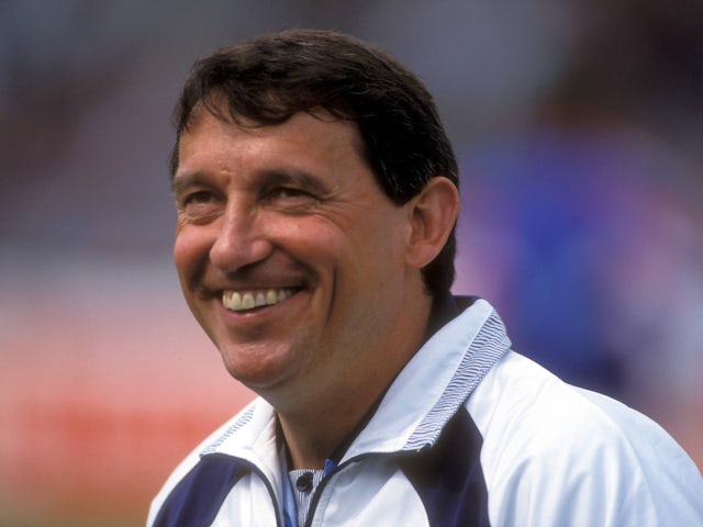 Graham Taylor as England manager in 1992