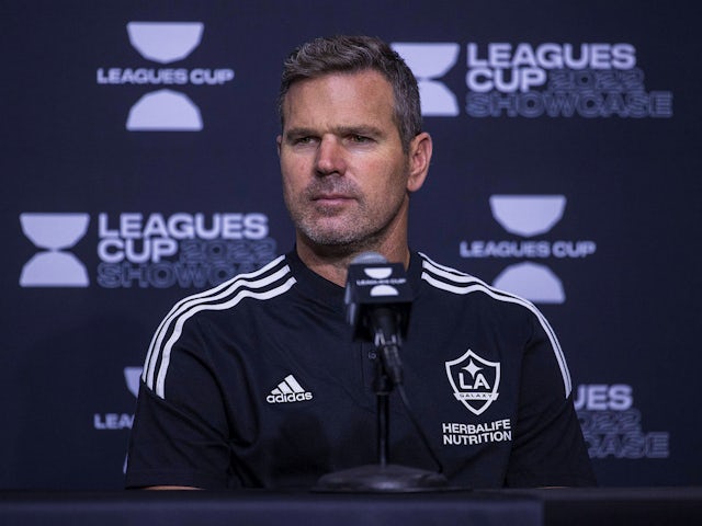 La Galaxy head coach Greg Vanney pictured on August 2, 2022