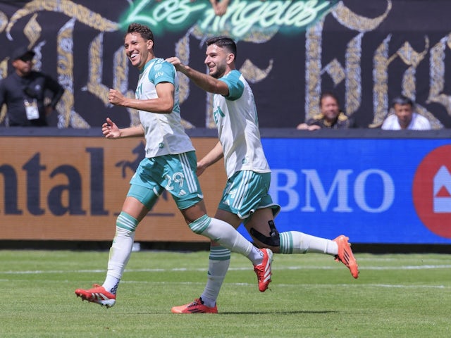 Guilherme Biro of Austin FC celebrates a goal on March 15, 2025