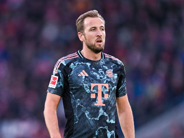 Bayern Munich's Harry Kane in action on January 25, 2025