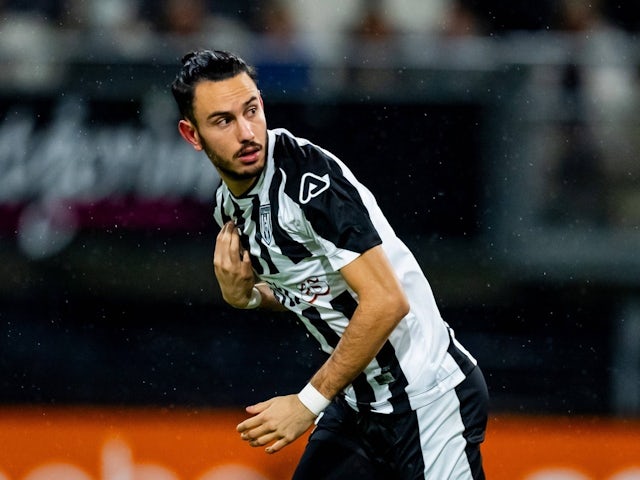 Heracles Almelo player Lorenzo Milani  on December 7, 2024