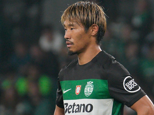 Sporting Lisbon midfielder Hidemasa Morita in November 2024.