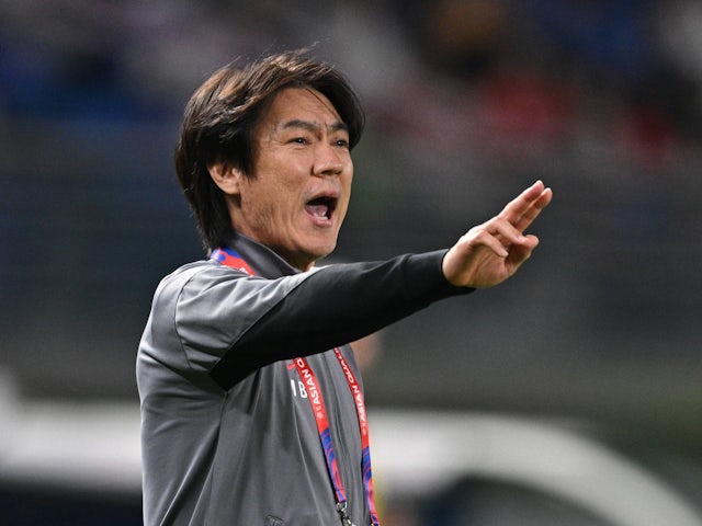 South Korea manager Hong Myung-bo on November 14, 2024