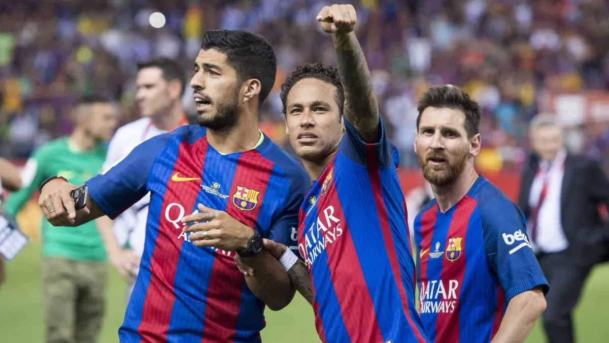 messi suarez neymar msn