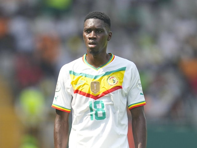 Senegal's Ismaila Sarr on January 15, 2024