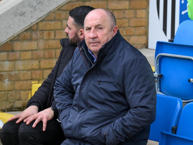 Gillingham manager John Coleman in February 2025.