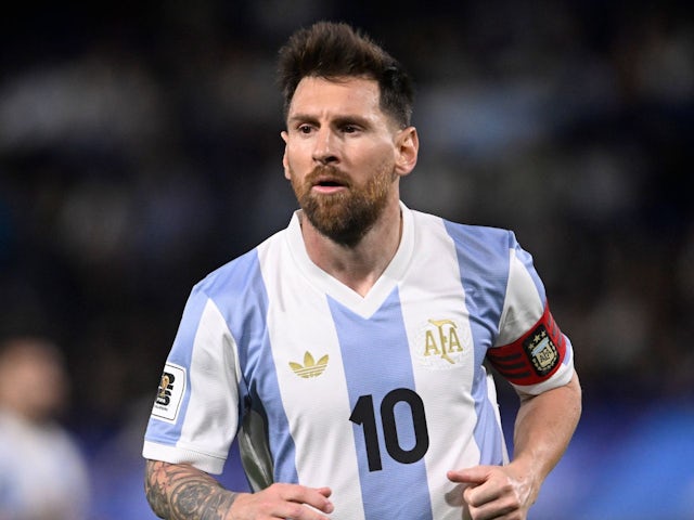 Argentina's Lionel Messi in action on November 19, 2024