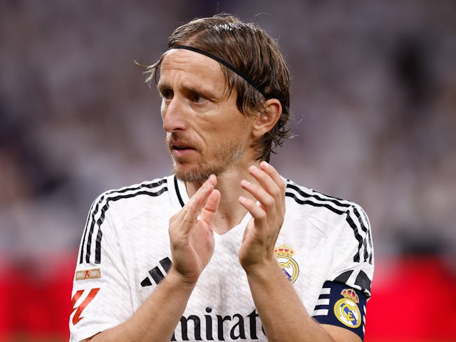 Real Madrid's Luka Modric pictured on October 5, 2024