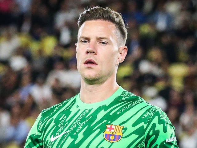 Barcelona goalkeeper Marc-Andre ter Stegen on September 19, 2024