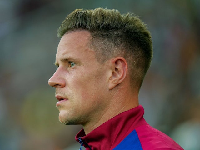 Barcelona goalkeeper Marc-Andre ter Stegen on August 12, 2024