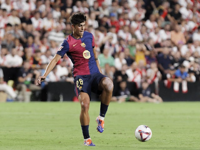 Barcelona midfielder Marc Bernal on August 27, 2024