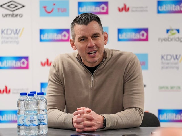 Manager of Luton Town Matt Bloomfield during his side's post match press conference after drawing 0-0 with Preston North End, on January 18, 2025