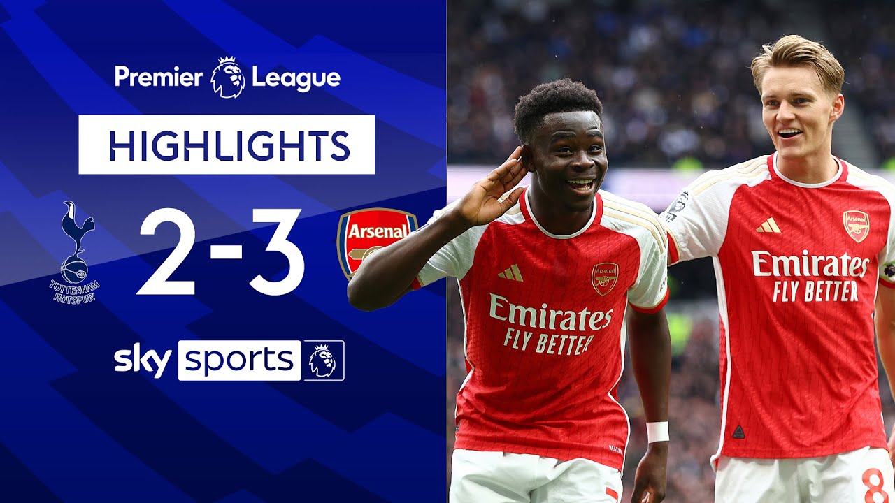 Arsenal win FIVE GOAL THRILLER in North London! 😲 | Tottenham 2-3 Arsenal | EPL Highlights - YouTube