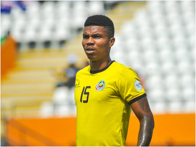 Renildo Isnard Mandava of Mozambique during the TotalEnergies Caf Africa Cup of Nations (Afcon 2023) match between Cape Verde and Mozambique on January 19, 2024 