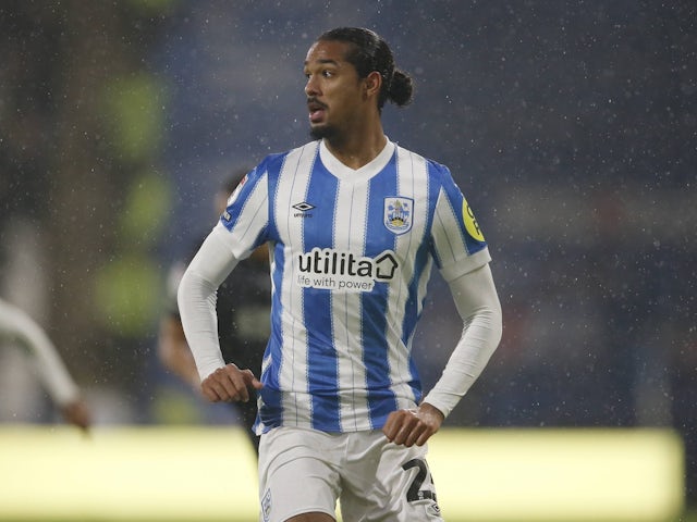 Nigel Lonwijk of Huddersfield Town during his side's match against Charlton Athletic on November 23, 2024