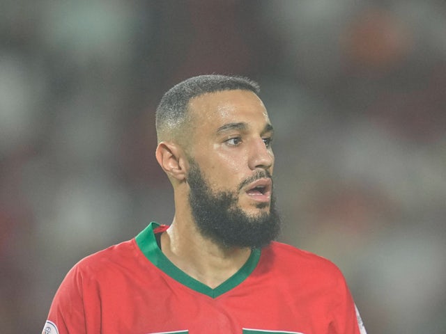 Morocco's Noussair Mazraoui on January 30, 2024