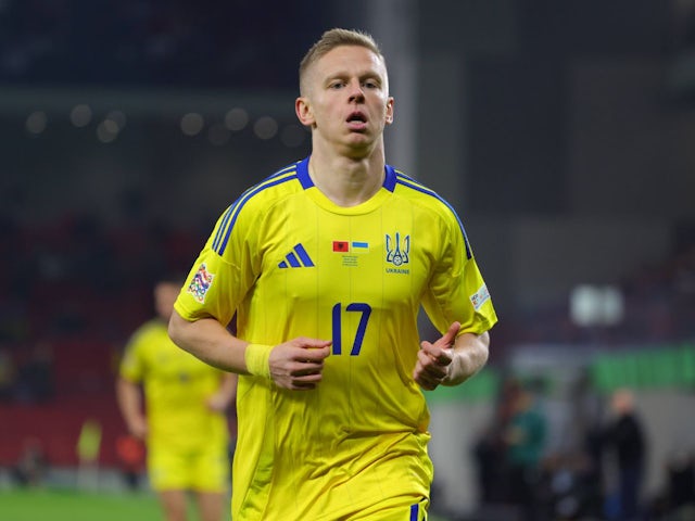 Ukraine's Oleksandr Zinchenko on November 19, 2024