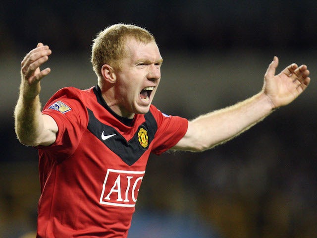 Paul Scholes pictured in 2010