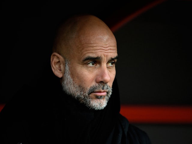 Manchester City head coach Pep Guardiola pictured on February 8, 2025