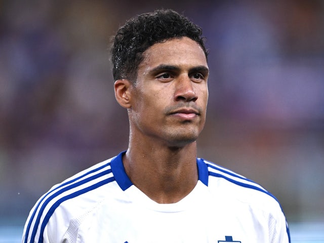 Raphael Varane in action for Como on August 11, 2024