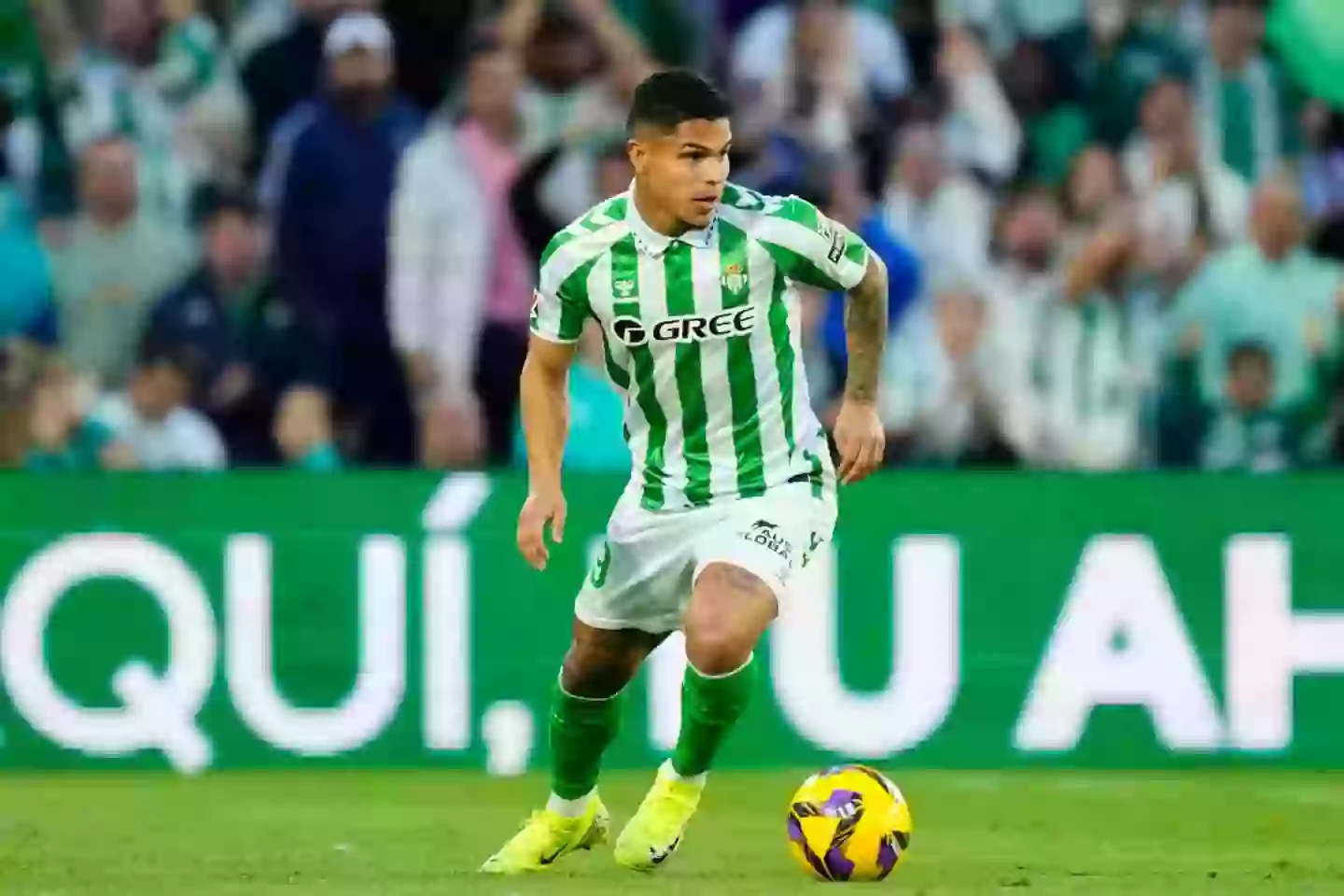 Real Betis forward Juan Camilo Hernandez pictured (Image: Getty)