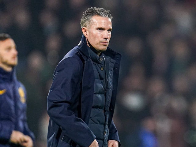 Feyenoord head coach Robin van Persie on March 5, 2025