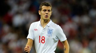 Jack Wilshere in action for England