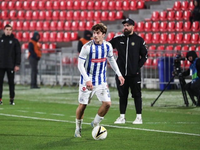 Saba Kharebashvili of Dinamo Tbilisi during his side's game against FC Spaeri, on December 5, 2024