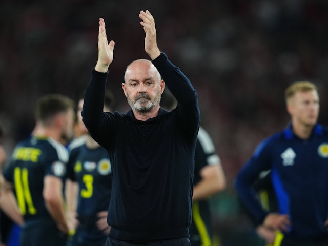 Scotland head coach Steve Clarke during the UEFA Euro 2024 match between Scotland and Hungary on June 23, 2024