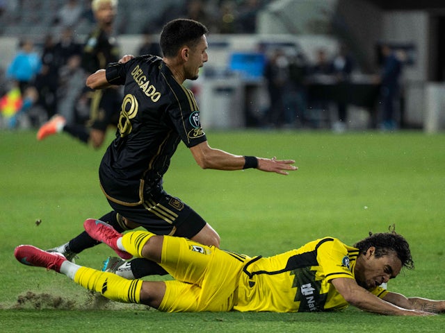 Taha Habroune in action for Columbus Crew on March 4, 2025